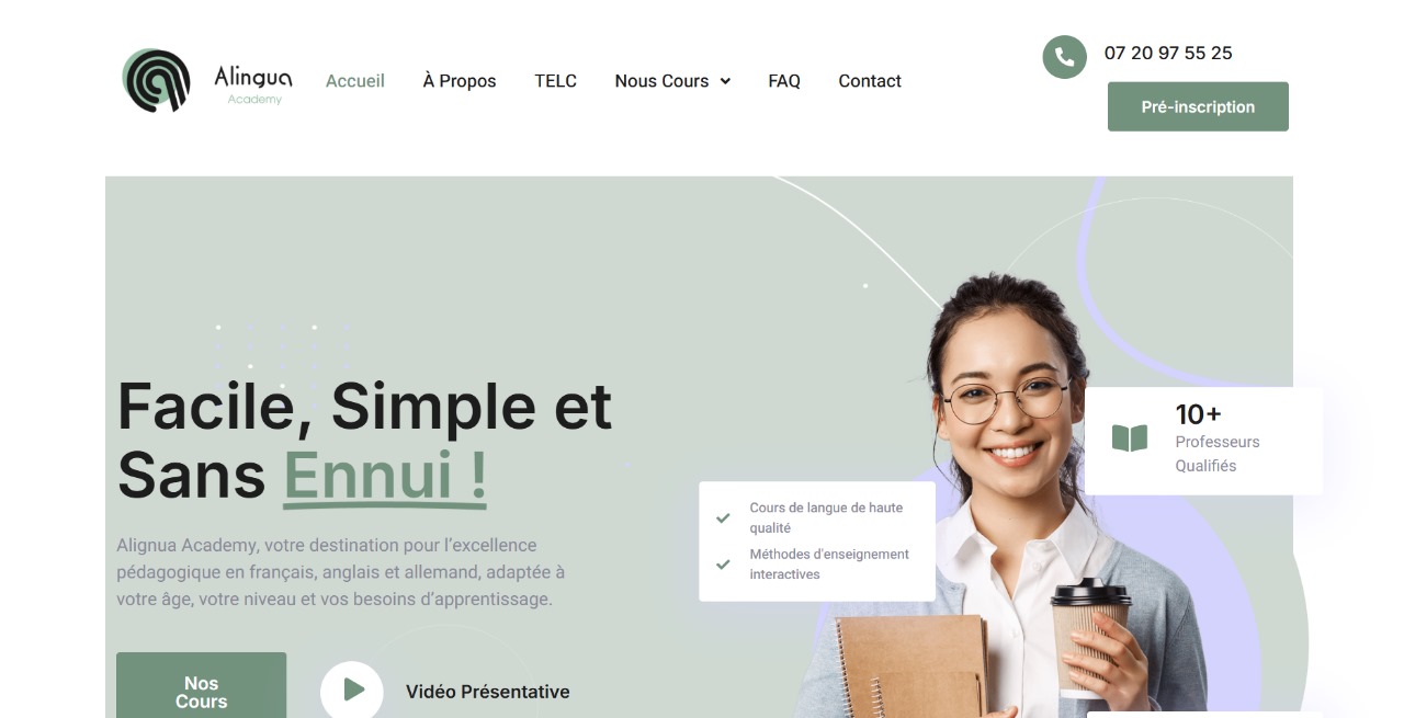 Projet Alingua.ma - Agence de traduction multilingue
