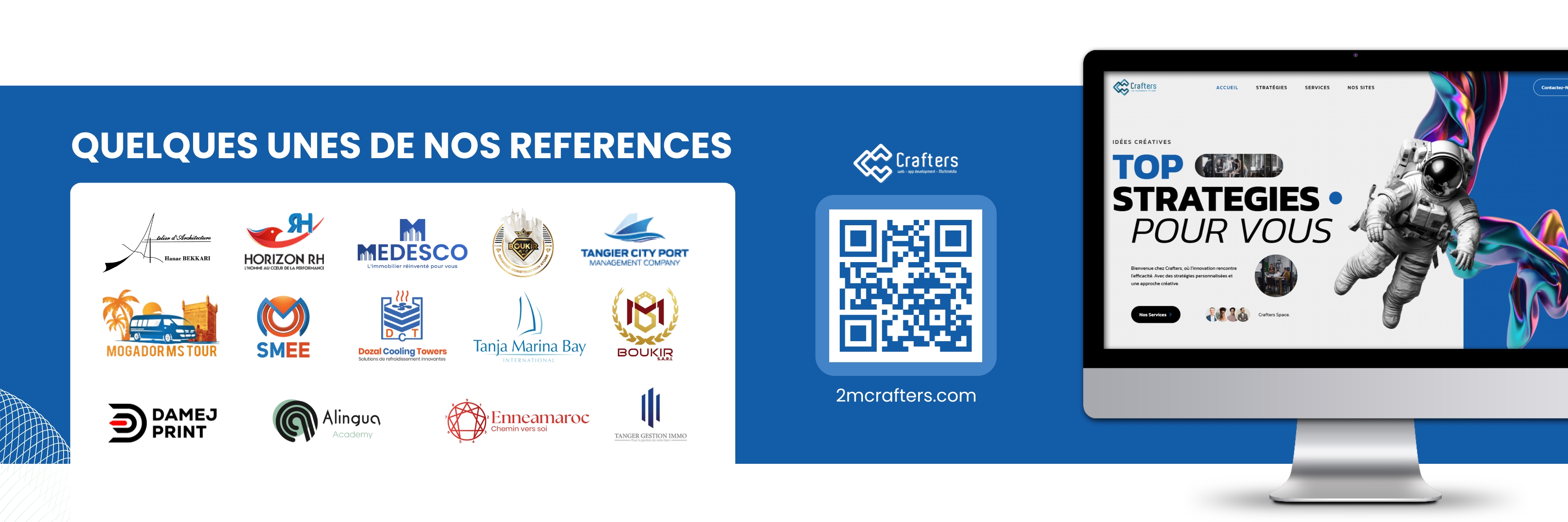 Service Nos collaborations, votre confiance - 2M Crafters